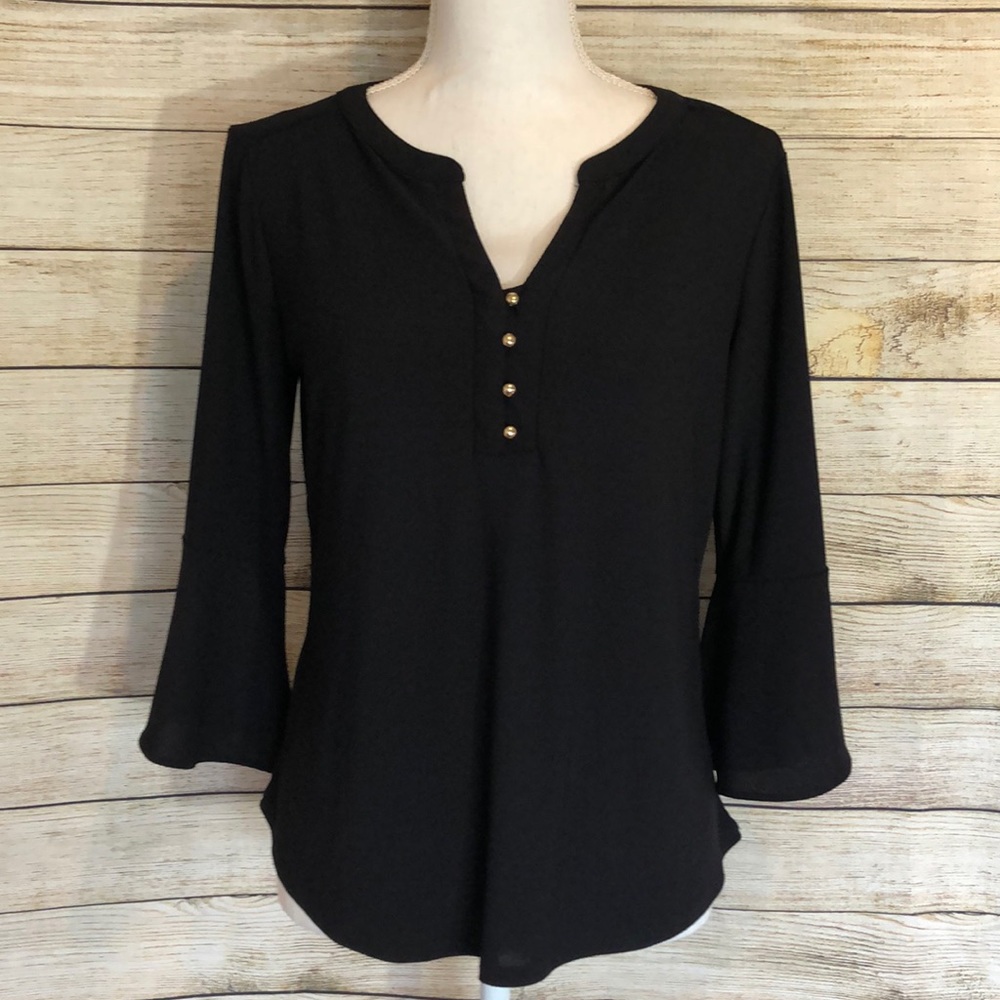 Black Dana Buckman blouse